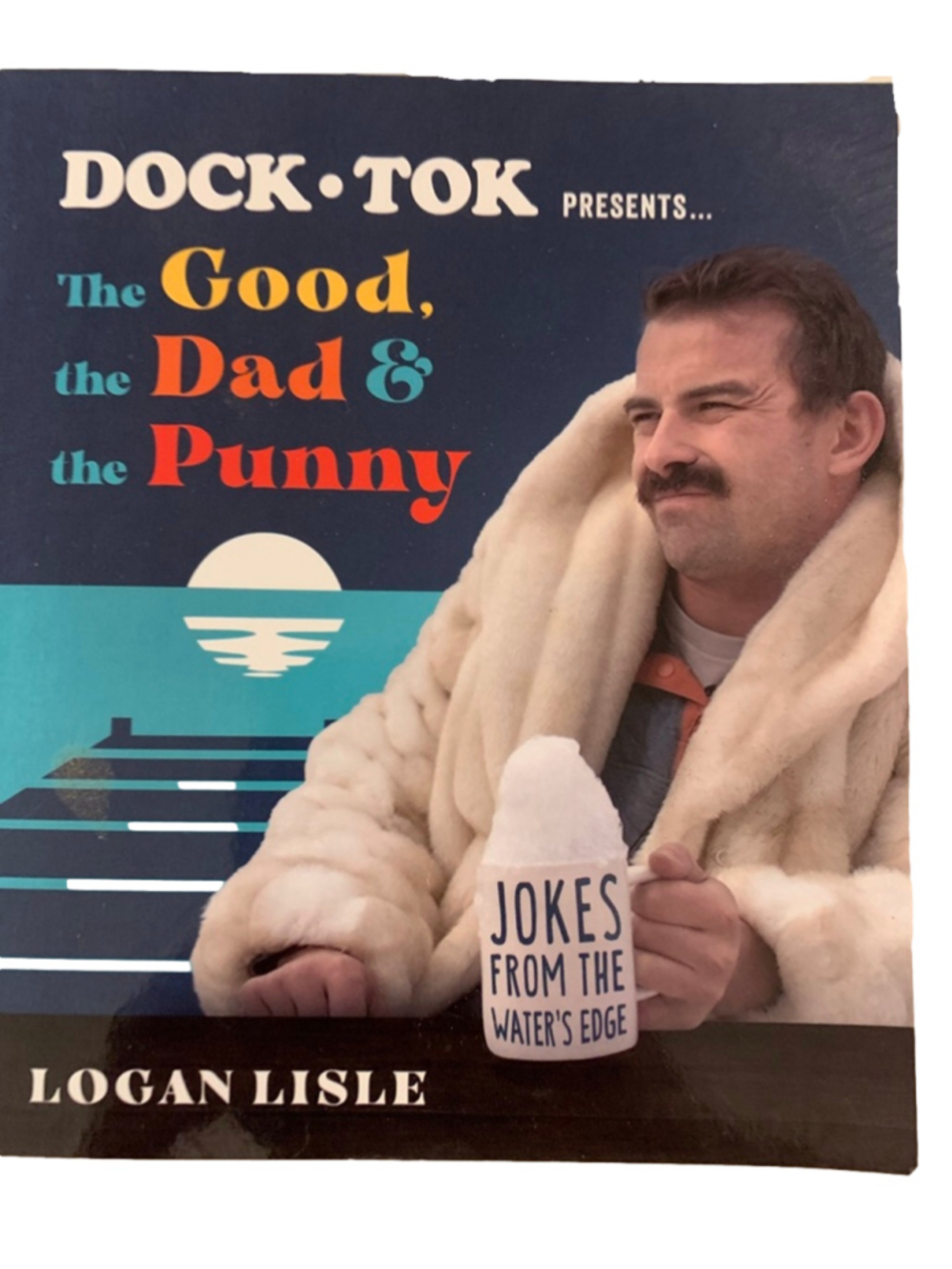 🔒10 items for $20 - paperback joke comedy Book The Good, The Dad & The Punny